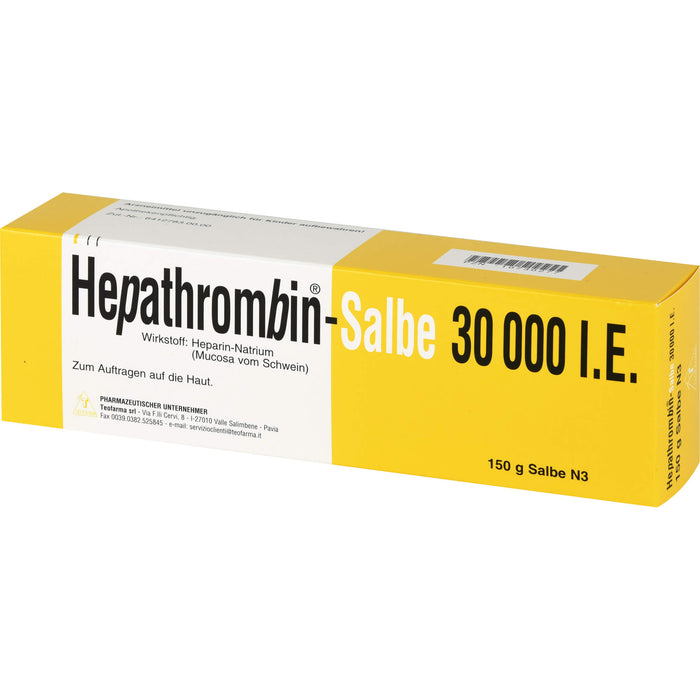 Hepathrombin -Salbe 30000 I.E., 150 g Ointment