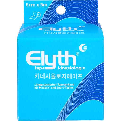 Elyth Tape Kinesiologie 5 cm x 5  m blau, 1 St. Bandage