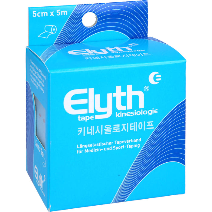 Elyth Tape Kinesiologie 5 cm x 5  m blau, 1 pc Bandage