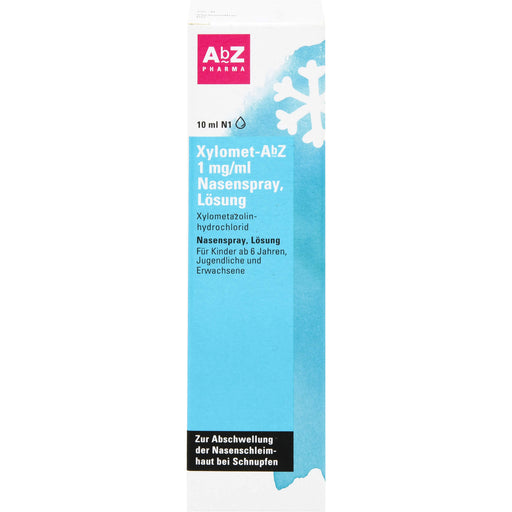 Xylomet-AbZ 1 mg/ml Nasenspray zur Abschwellung der Nasenschleimhaut, 10 ml Lösung