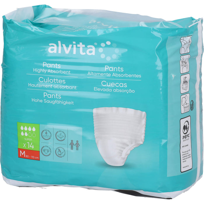 Alvita Inkontinenzpants Super medium, 14 St. Windelhosen