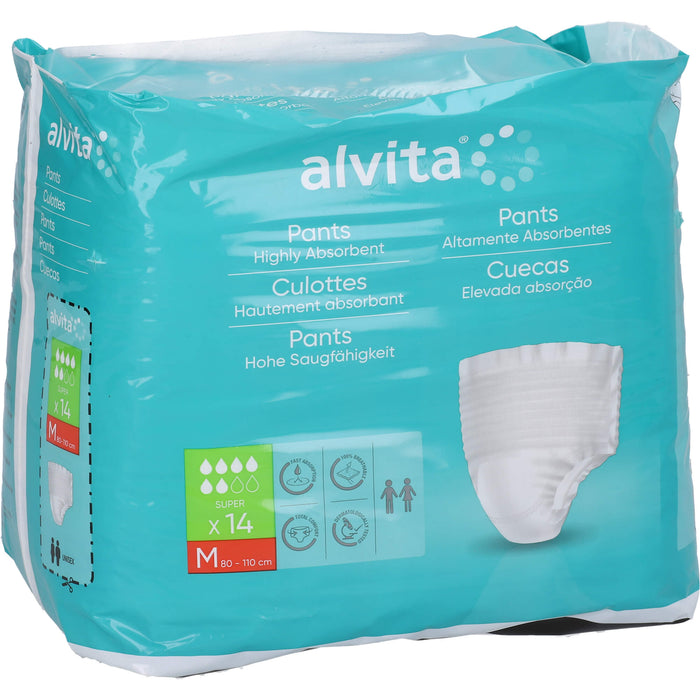 Alvita Inkontinenzpants Super medium, 14 St. Windelhosen