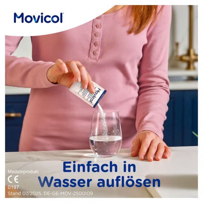 MOVICOL, Pulver zur Herstellung einer Lösung zum Einnehmen gegen Verstopfung, 50 pc Sachets