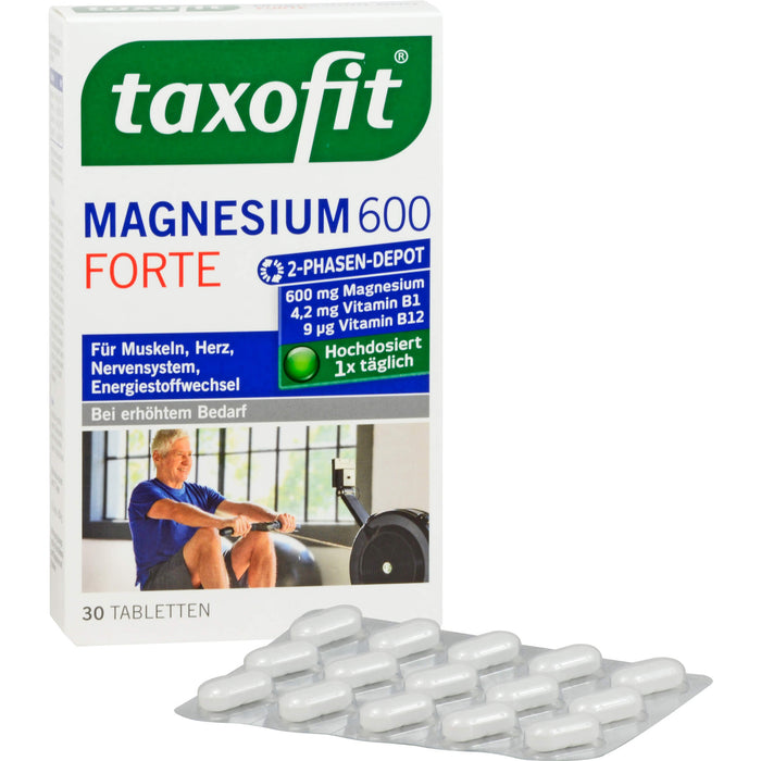Taxofit Magnesium 600 Forte Depot Tabletten, 30 pc Tablettes