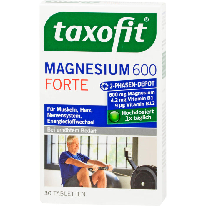 Taxofit Magnesium 600 Forte Depot Tabletten, 30 pc Tablettes
