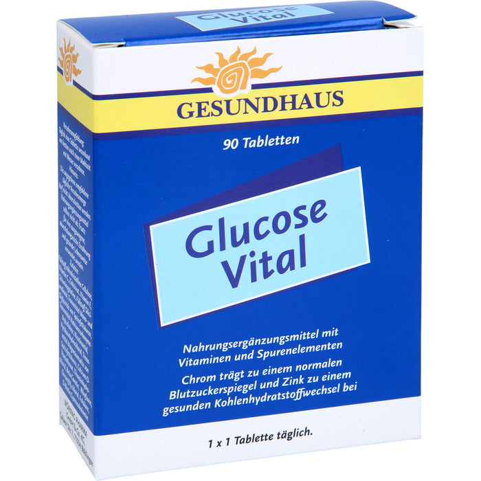 GESUNDHAUS Glucose Vital Tabletten, 90 pcs. Tablets
