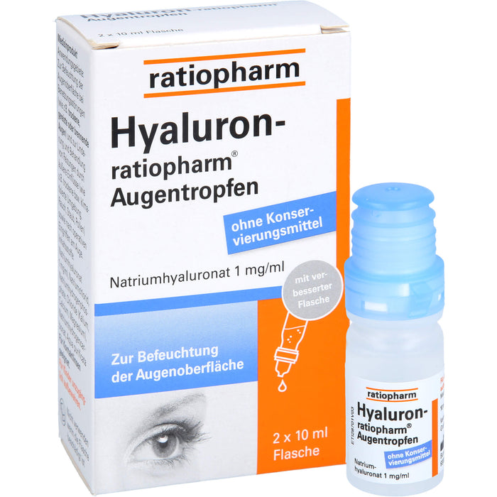 Hyaluron-ratiopharm  Augentropfen, 20 ml Solution