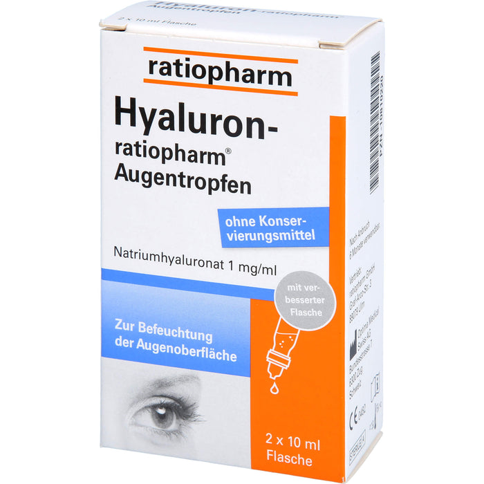 Hyaluron-ratiopharm  Augentropfen, 20 ml Solution