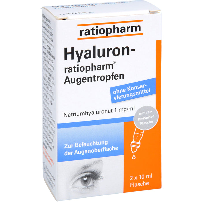 Hyaluron-ratiopharm  Augentropfen, 20 ml Solution
