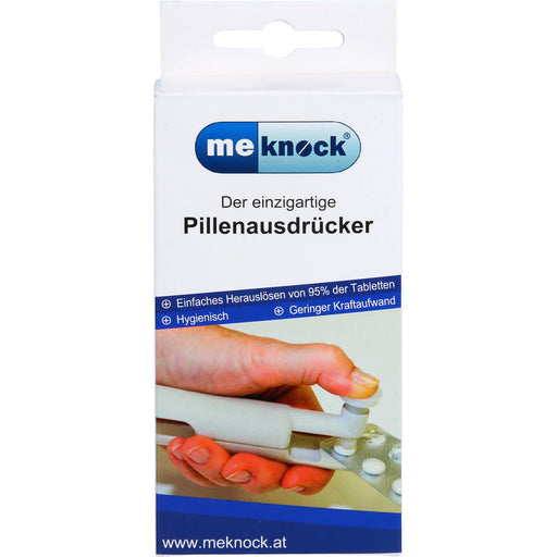 Megadent Deflogrip Blister-Ausdrückhilfe Pillenausdrücker Tabletten mühelos aus Blister entnehmen, 1 St. Gerät
