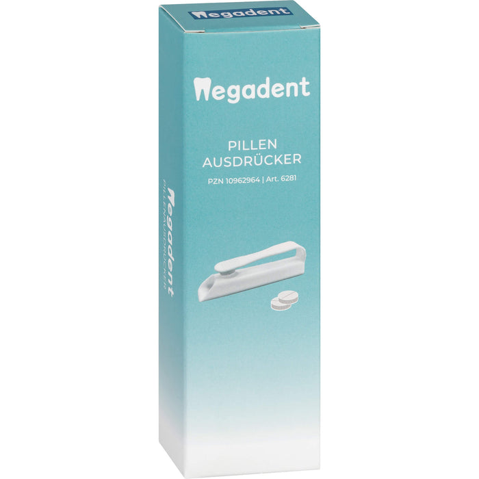 Megadent Deflogrip Blister-Ausdrückhilfe Pillenausdrücker Tabletten mühelos aus Blister entnehmen, 1 St. Gerät