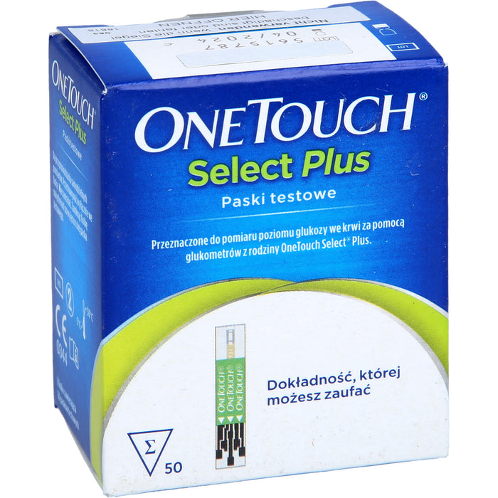 ONE TOUCH  Select  Plus Blutzucker Teststreifen, 50 pcs. Test strips