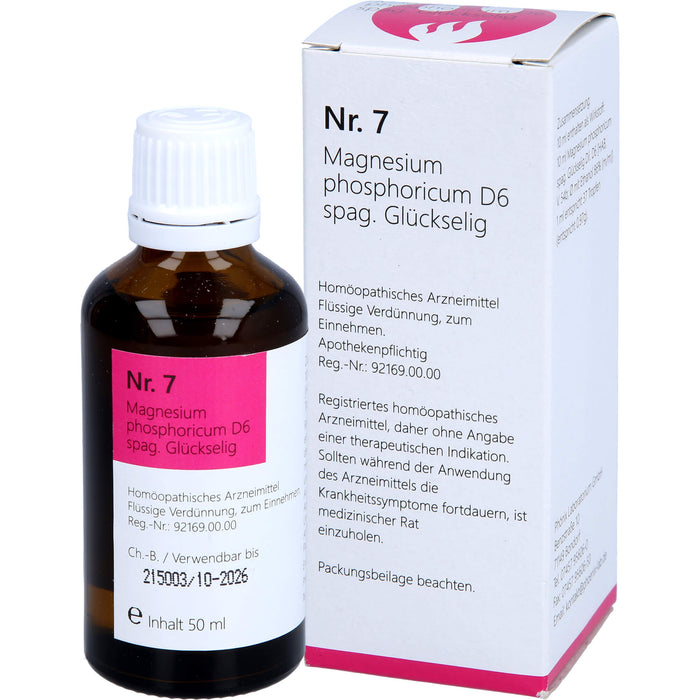 PHÖNIX Nr. 7 Magnesium phosphoricum D6 spag. Glückselig Lösung, 50 ml Solution