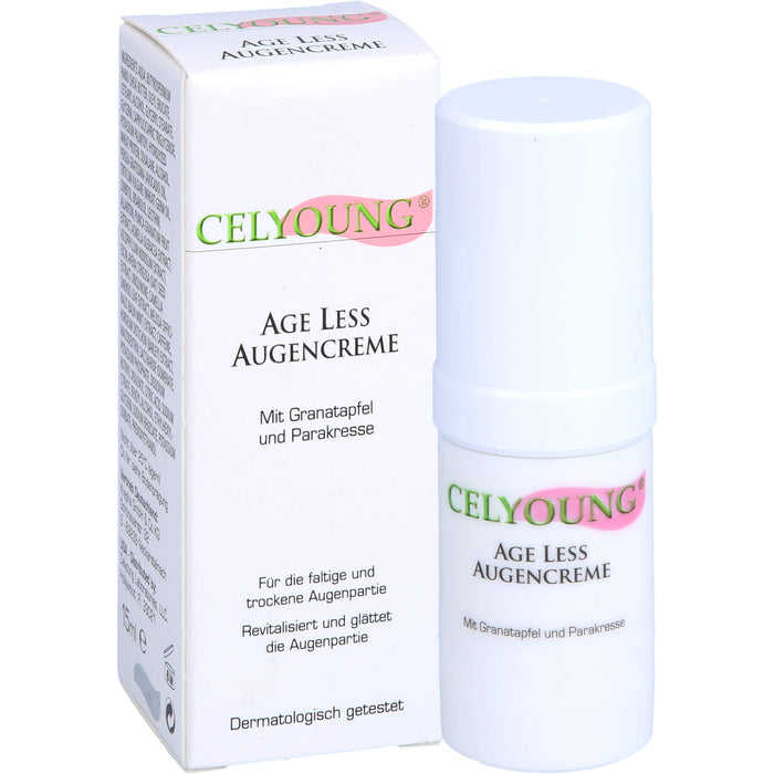 CELYOUNG Age Less Augencreme mit Granatapfel, 15 ml Crème