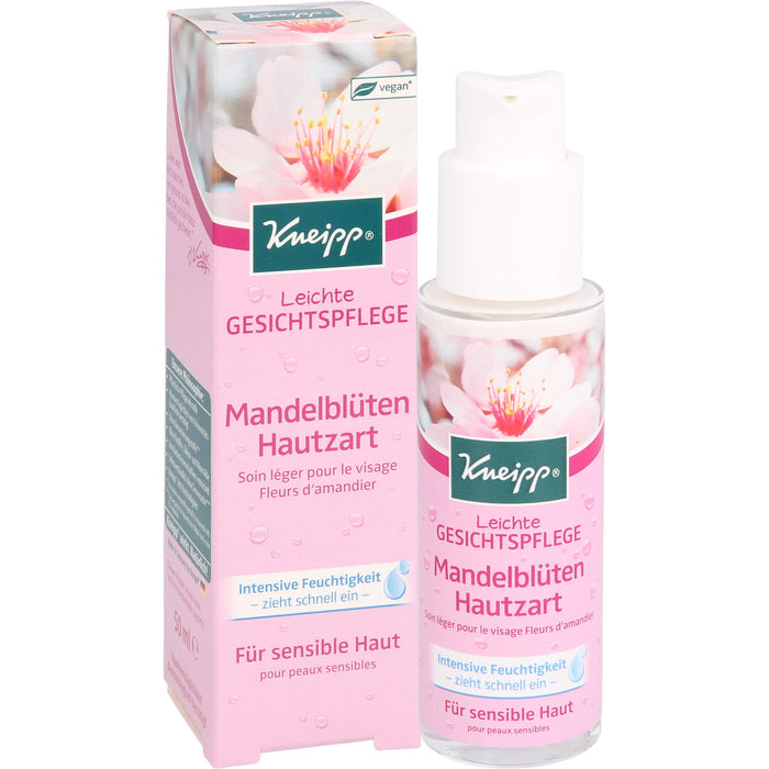 Kneipp leichte Gesichtspflege Mandelblüte hautzart, 50 ml Lotion