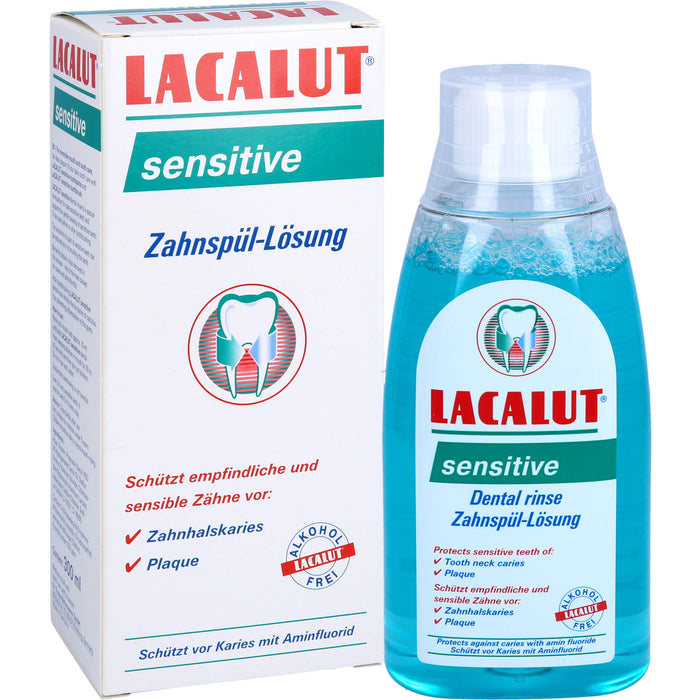 LACALUT sensitive Zahnspül-Lösung, 300 ml Solution