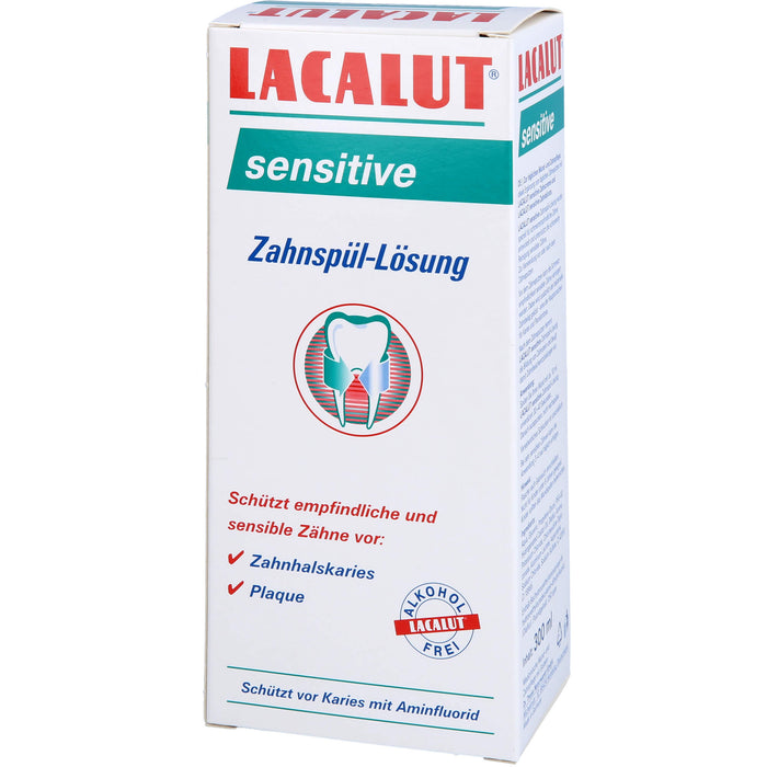 LACALUT sensitive Zahnspül-Lösung, 300 ml Solution