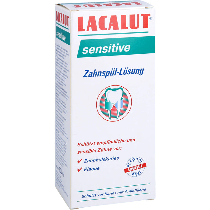 LACALUT sensitive Zahnspül-Lösung, 300 ml Solution