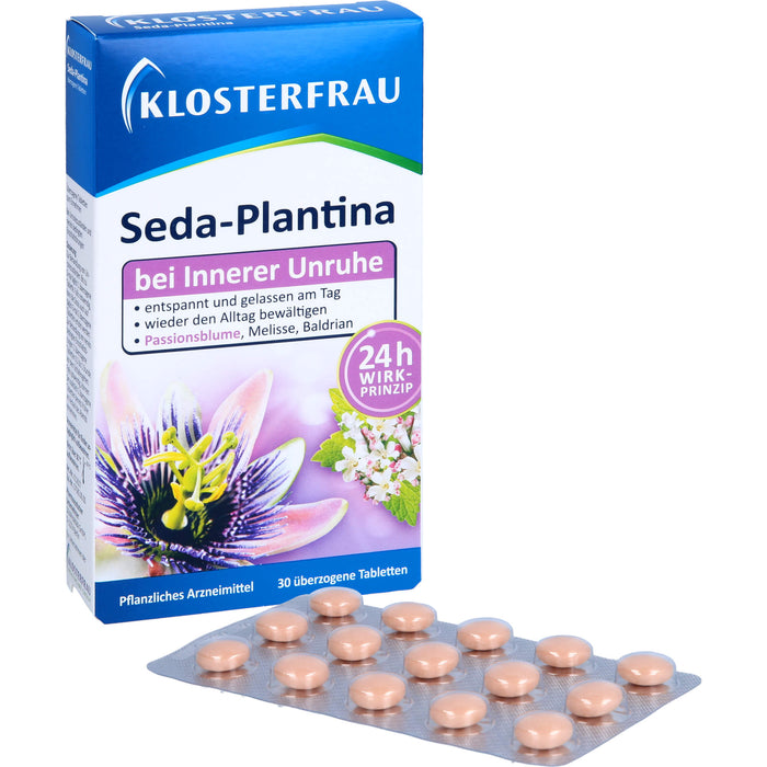 KLOSTERFRAU Seda-Plantina bei innerer Unruhe, 30 pc Tablettes