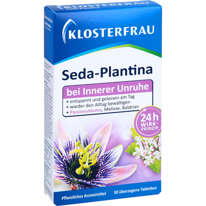 KLOSTERFRAU Seda-Plantina bei innerer Unruhe, 30 pcs. Tablets