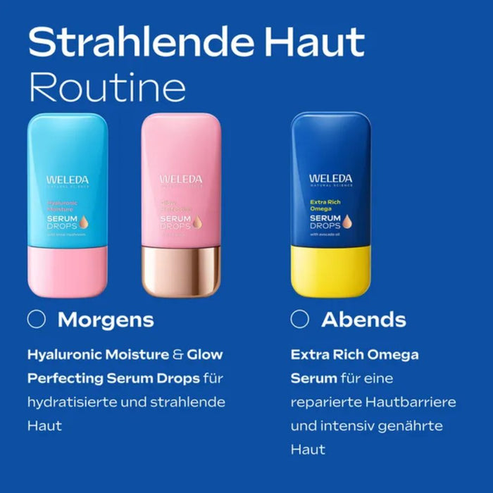WELEDA Extra Rich Omega Serum Drops starke Hautbarriere und intensive Pflege, 30 ml Lösung