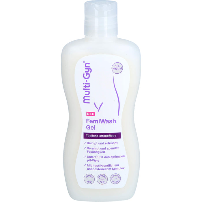Multi-Gyn FemiWash Gel tägliche Intimhygiene für Frauen, 220 ml Duschgel