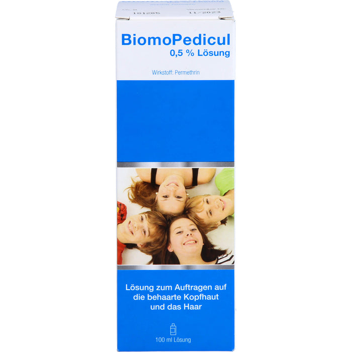 BiomoPedicul 0,5 % Lösung bei Befall mit Kopfläusen, 100 ml Lösung