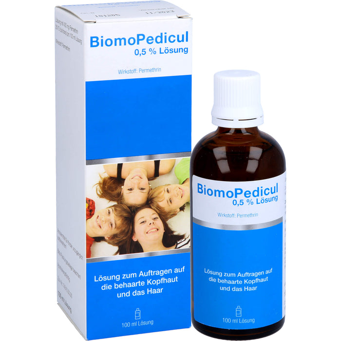BiomoPedicul 0,5 % Lösung bei Befall mit Kopfläusen, 100 ml Lösung
