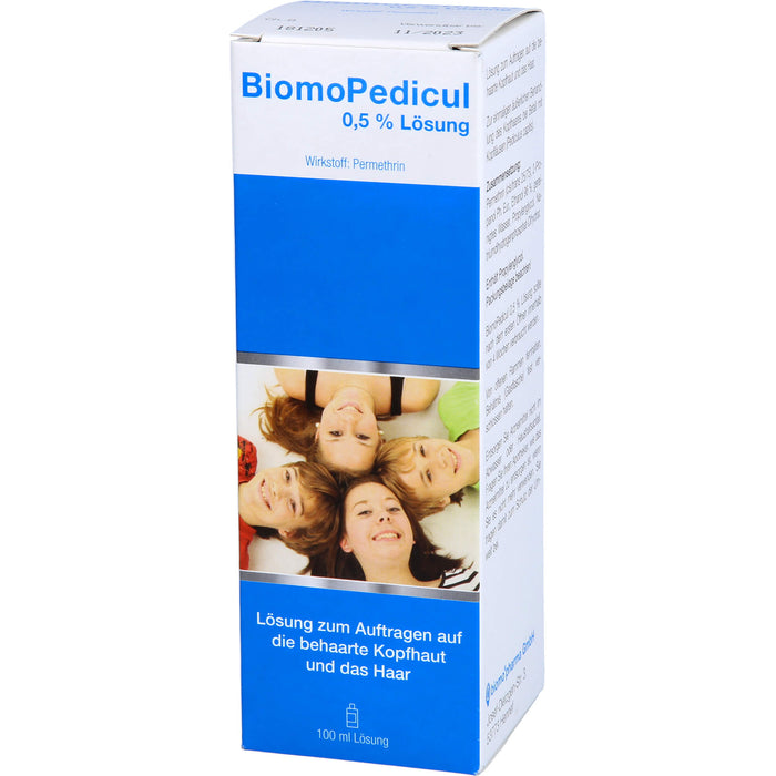 BiomoPedicul 0,5 % Lösung bei Befall mit Kopfläusen, 100 ml Lösung
