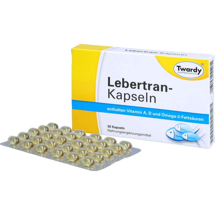 Twardy Lebertran-Kapseln, 30 pc Capsules