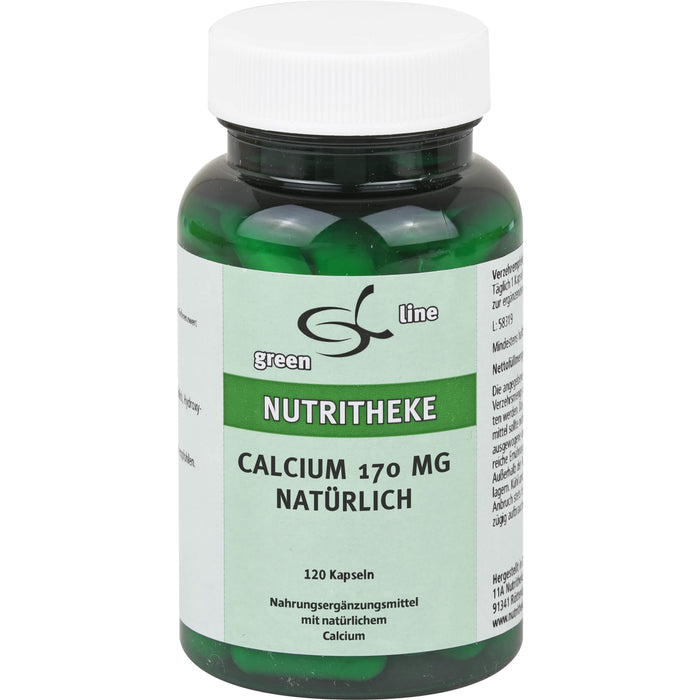 Green Line Nutritheke Calcium 170 mg Kapseln, 120 St. Kapseln