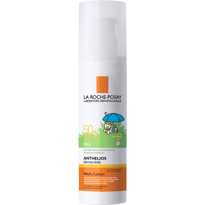 La Roche-Posay Anthelios Dermo-Kids LSF 50+ Baby-Milch hohe Verträglichkeit und extra wasserfest, 50 ml Cream