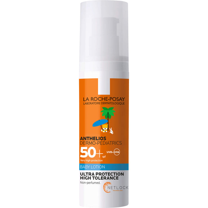 La Roche-Posay Anthelios Dermo-Kids LSF 50+ Baby-Milch hohe Verträglichkeit und extra wasserfest, 50 ml Cream