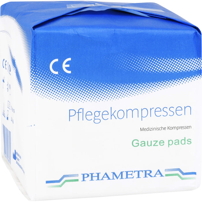 Pflegekompressen 10x10cm 4fach unsteril, 100 pc Compresses