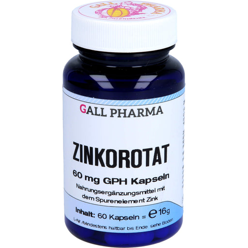 GALL PHARMA Zinkorotat 60 mg GPH Kapseln, 60 St. Kapseln