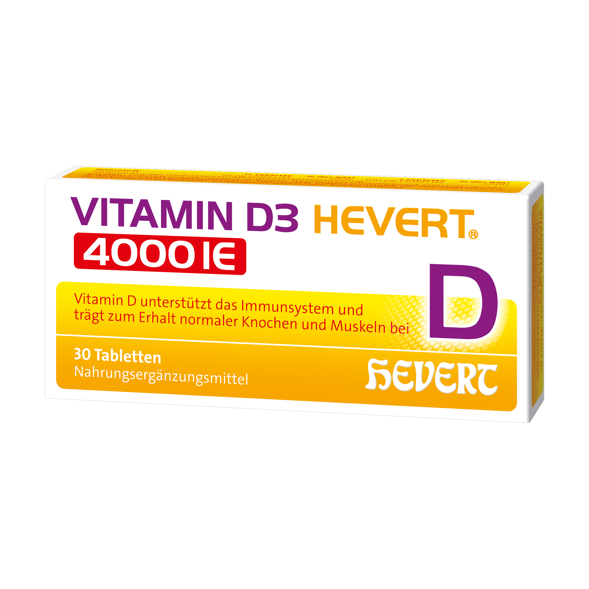 Vitamin D3 Hevert 4000 IE Tabletten, 30 St. Tabletten