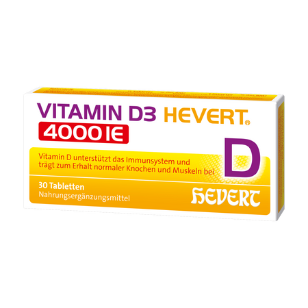 Vitamin D3 Hevert 4000 IE Tabletten, 30 St. Tabletten