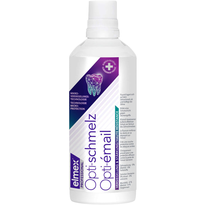 Elmex Opti-Schmelz Professional Zahnspülung, 400 ml Crème