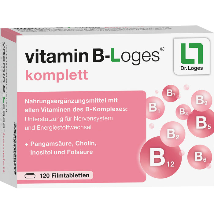 vitamin B-Loges komplett Tabletten, 120 St., 120 pcs. Tablets