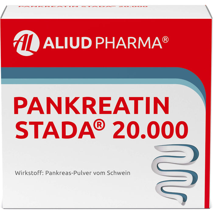 STADA Pankreatin 20.000 magensaftresistente Hartkapseln, 50 St. Kapseln