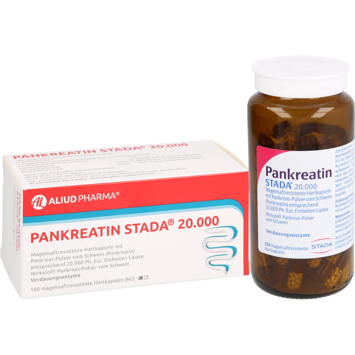 Pankreatin STADA 20.000 Hartkapseln, 100 St. Kapseln