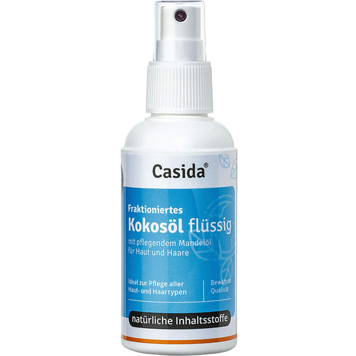 Casida Kokosöl flüssig für Haut und Haare, 100 ml Öl