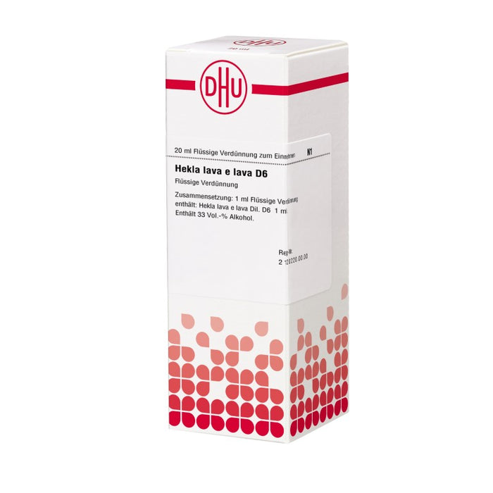 DHU Hekla lava e lava D 6 Flüssige Verdünnung, 20 ml Solution