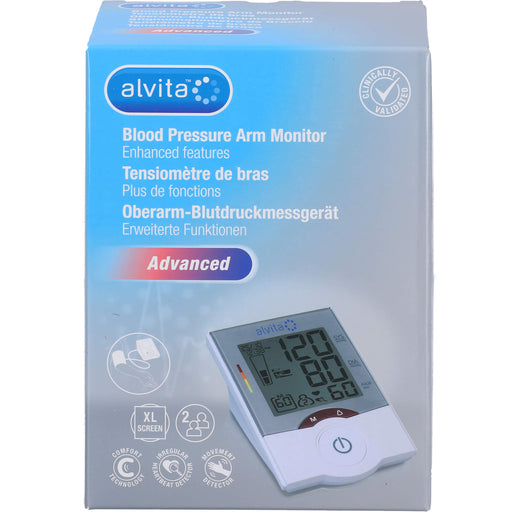 Alvita Oberarm-Blutdruckmessgerät Advanced, 1 St