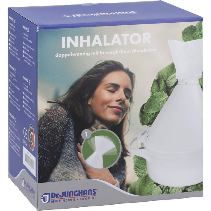 DR. JUNGHANS Inhalator 2-teilig aus Kunststoff doppelwandig mit beweglichem Mundstück, 1 pcs. Accessory