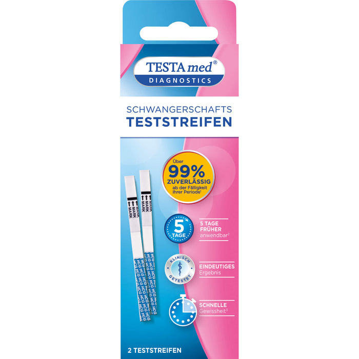 TESTAmed Schwangerschaftstest 2er, 1 P TES