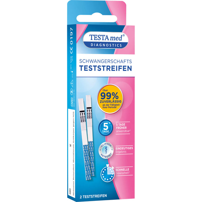 TESTAmed Schwangerschaftstest 2er, 1 P TES