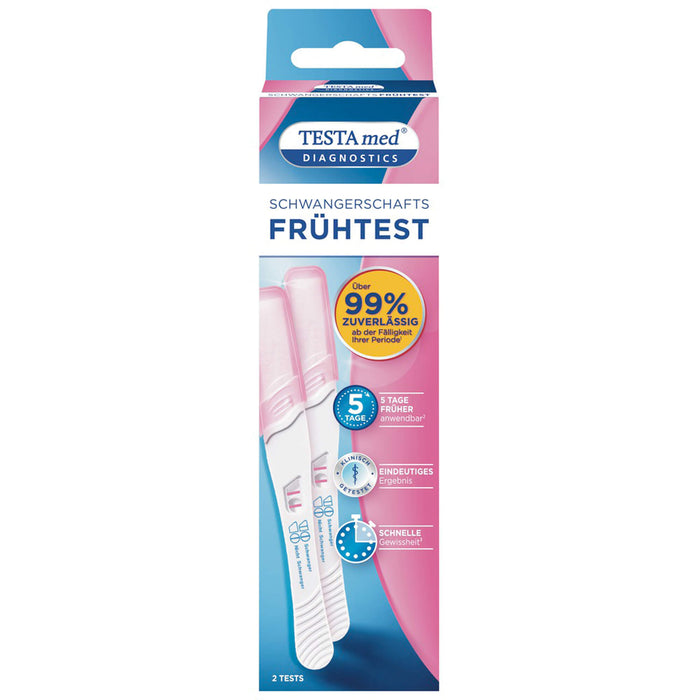 TESTAmed Schwangerschaftstest 2er, 1 P TES