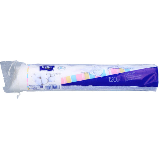 BELLA COTTON DUO-WATTEPADS RUND, 120 St 