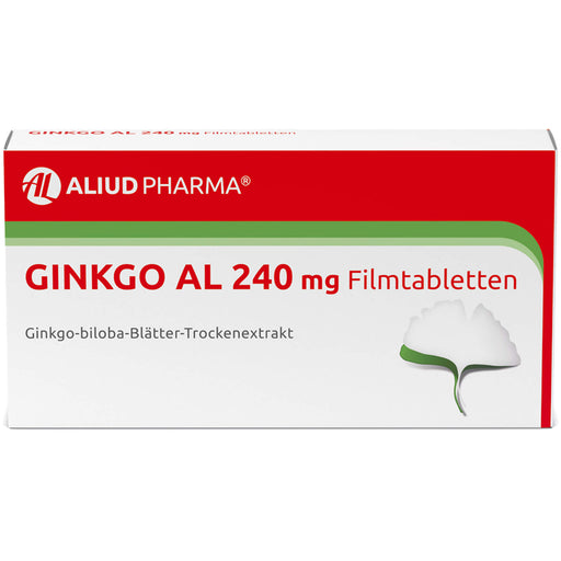 Ginkgo AL 240 mg Filmtabletten bei altersbedingten Gedächtniseinbußen mit leichter Demenz, 120 St. Tabletten